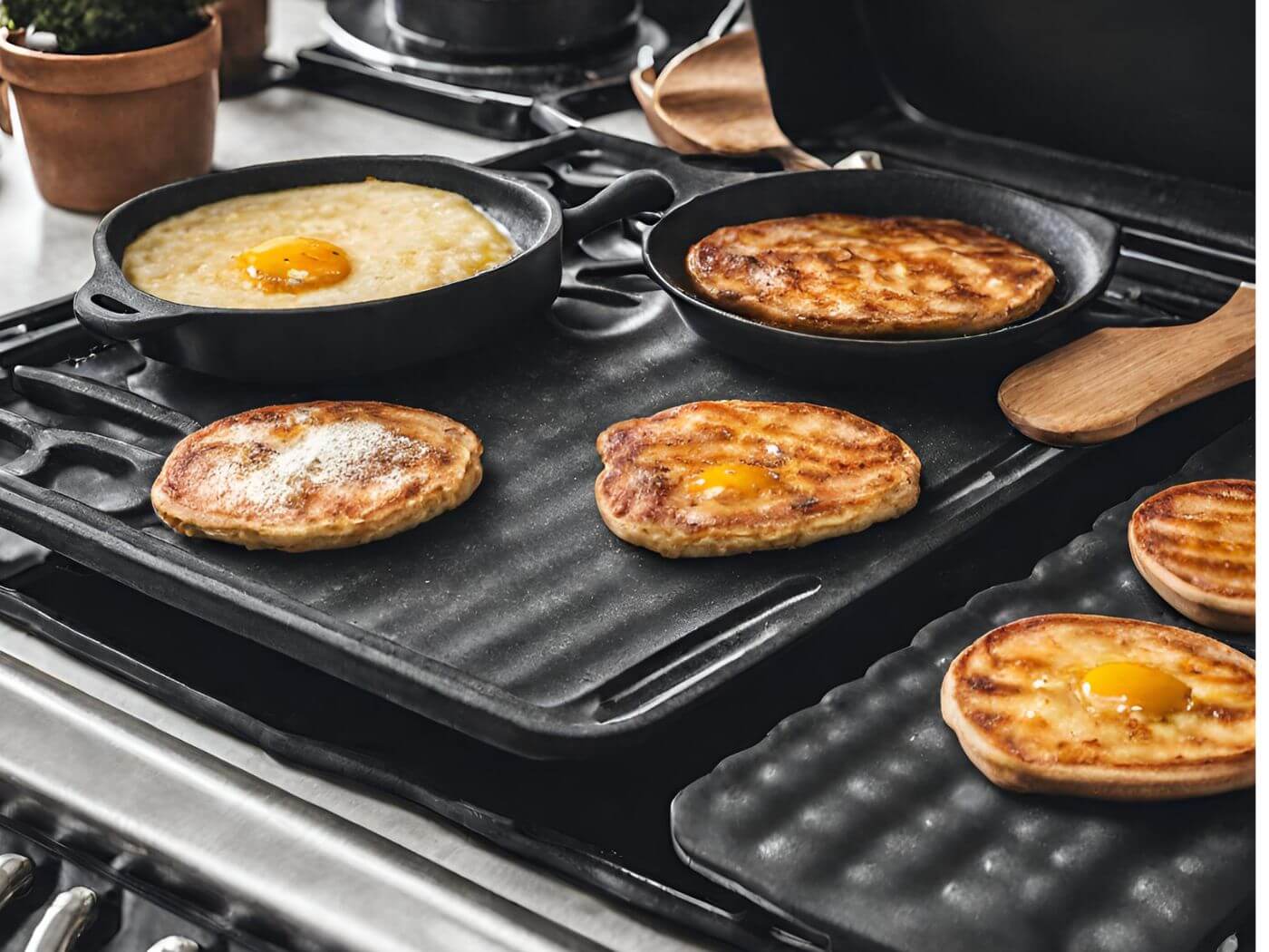 how to use cast iron griddle on electric stove