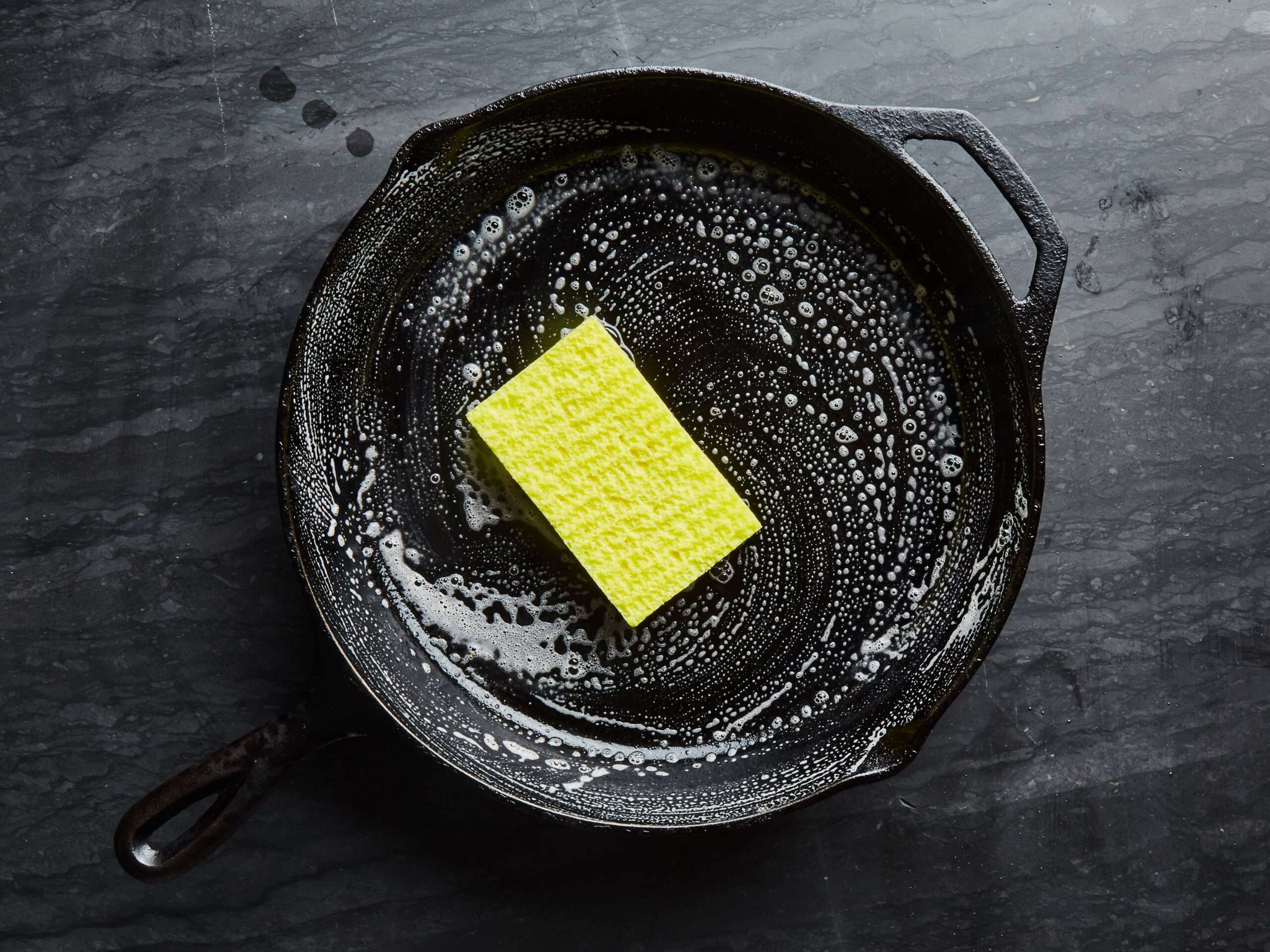 how to fix sticky cast iron