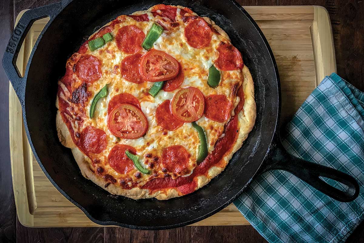 how to deep clean a cast iron skillet