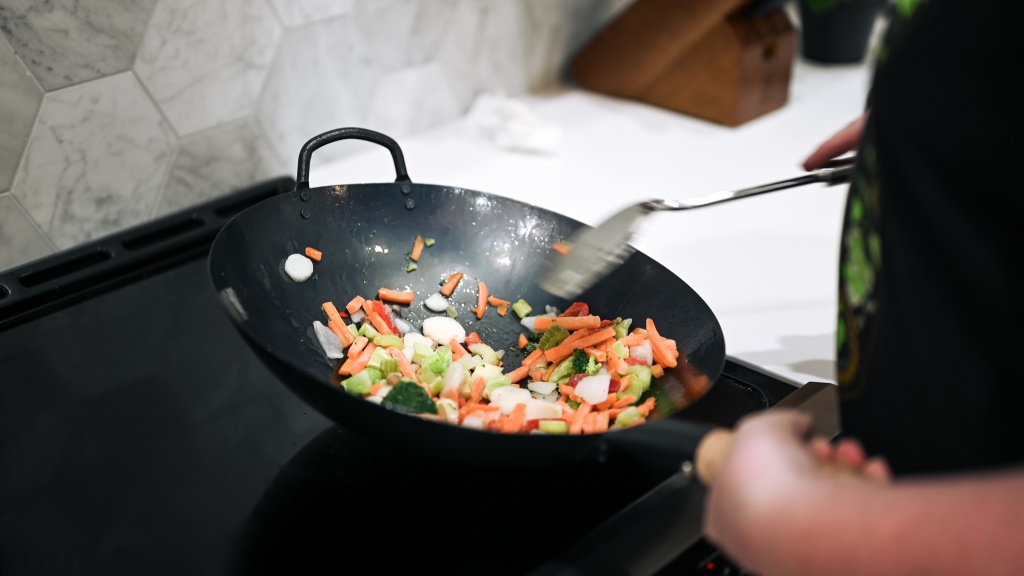 how to make vegetable in wok