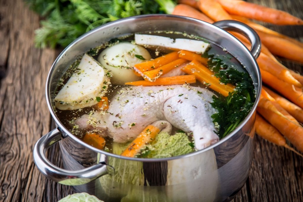 How to make turkey stock in a crock pot