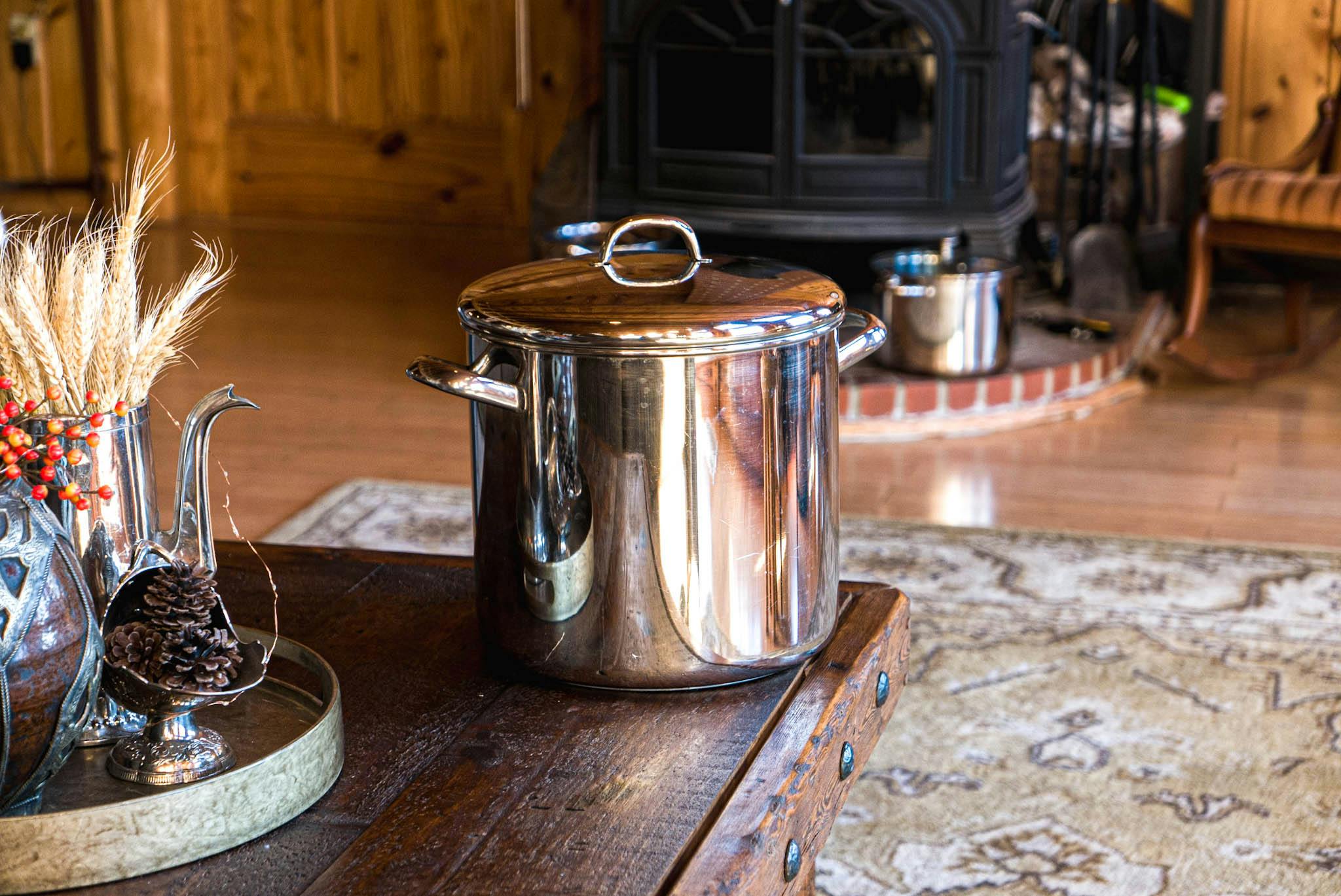 How to deep fry in a stock pot