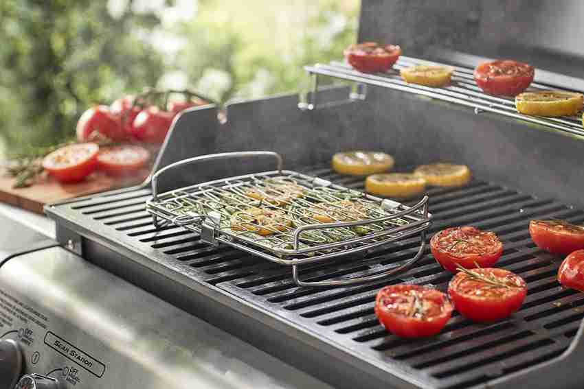 How long to grill vegetables in a basket