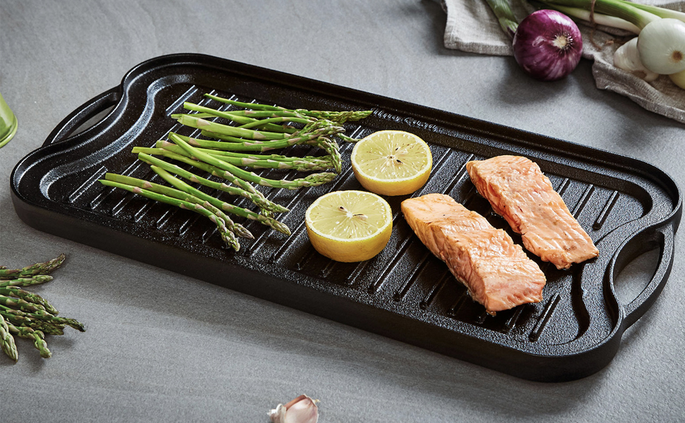 reversible griddle for tailgating