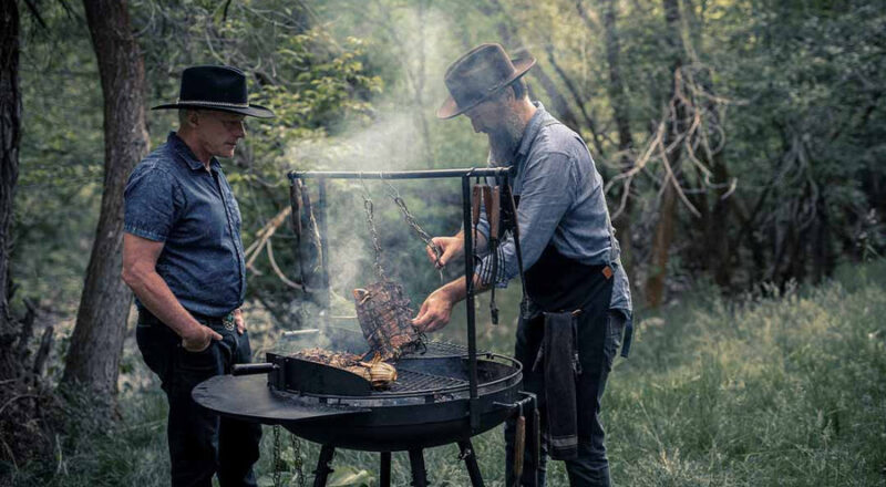 Cowboy Fire Pit Grill