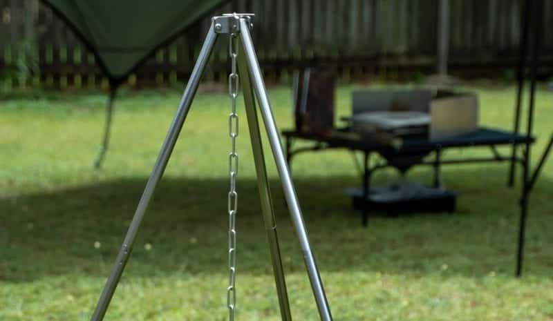 Tripod Grills with Bonus Features: Lantern Hangers, Rotisserie & More