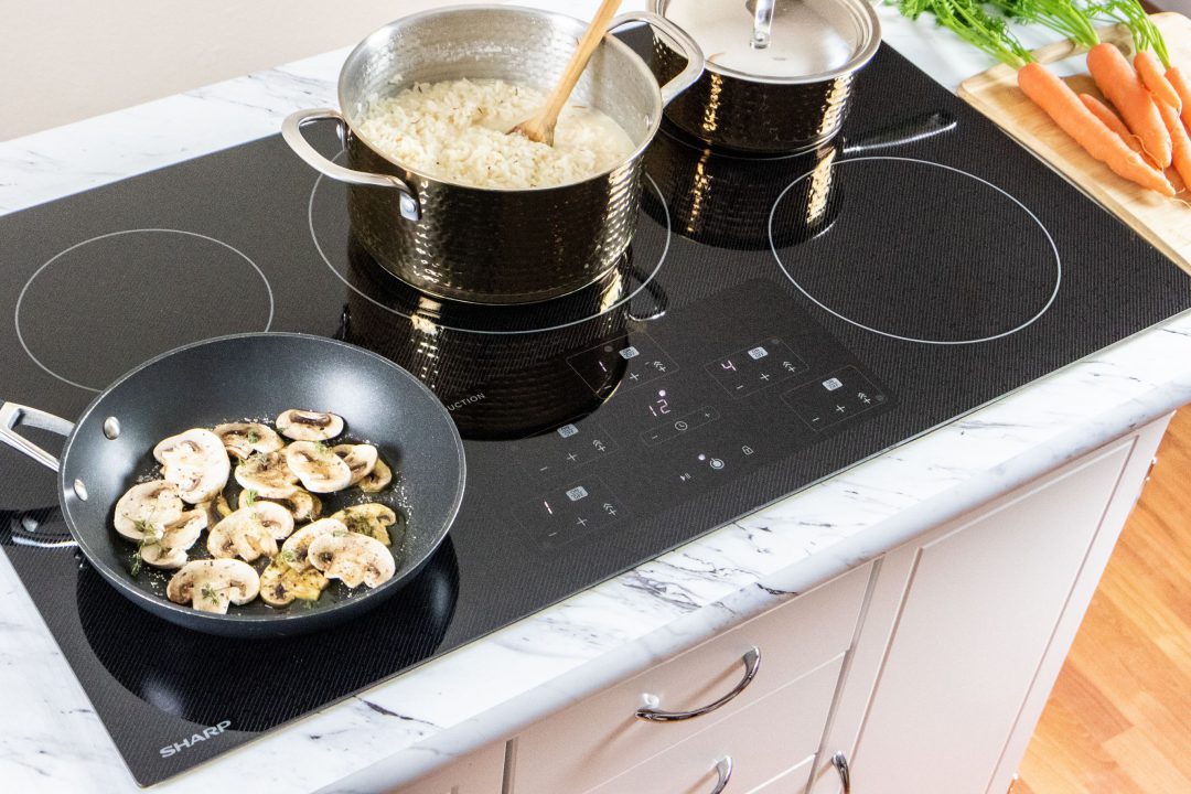 how to control heat using cast iron on induction