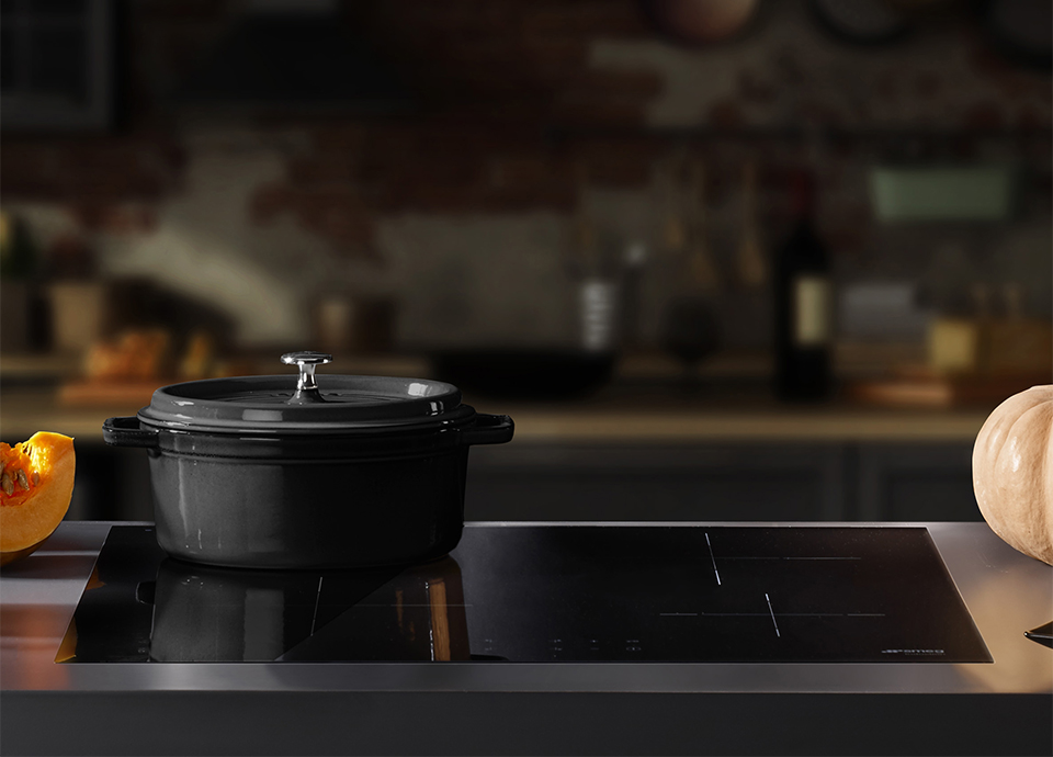 cooking curry in cast iron on induction