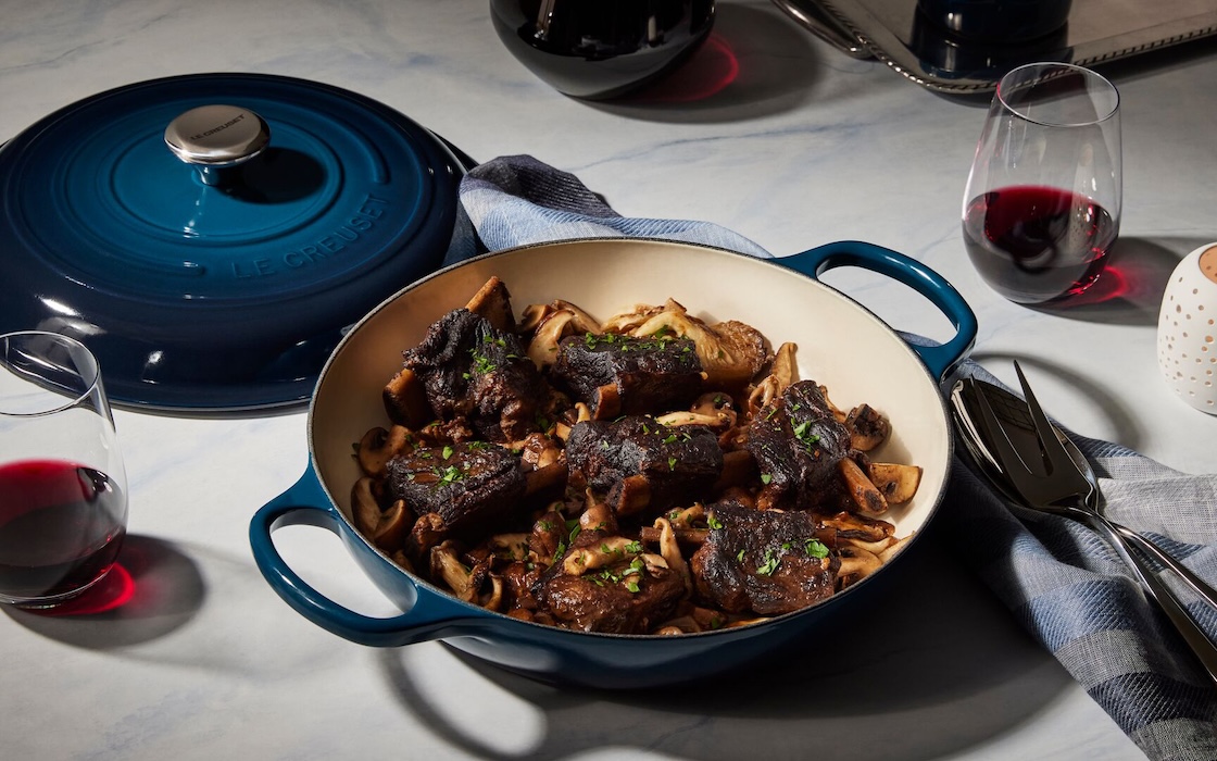 cast iron braiser vs paella pan